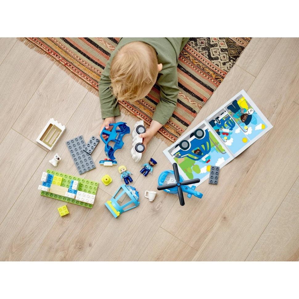 Конструктор LEGO DUPLO Town Полицейский участок и вертолёт 10959