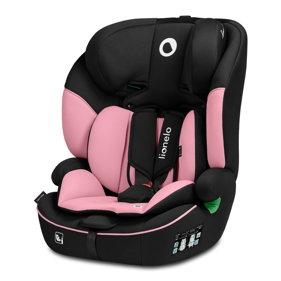 Дитяче автокрісло LEVI Lionelo 77591347 I-SIZE, PINK BABY