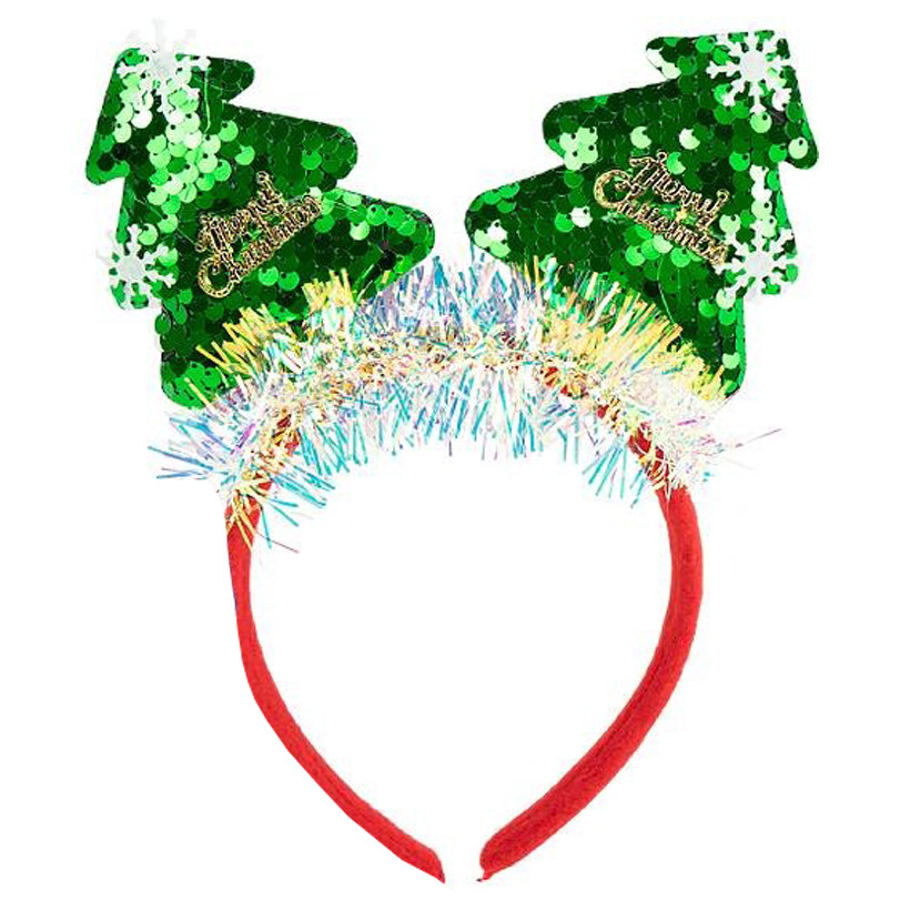 Детский новогодний ободок 