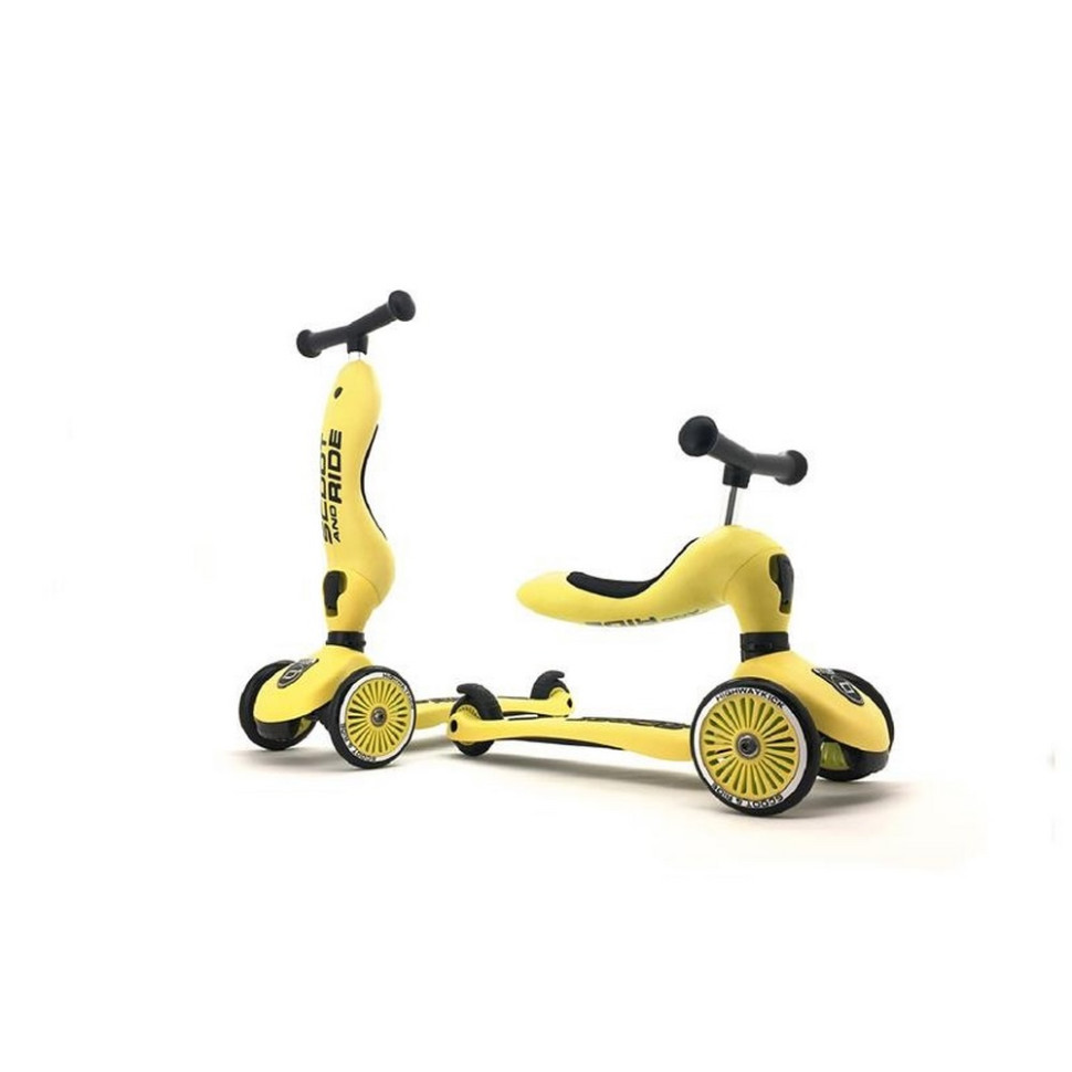 Самокат трансформер Highwaykick-1 Scoot and Ride SR-160629-LEMON, лимон