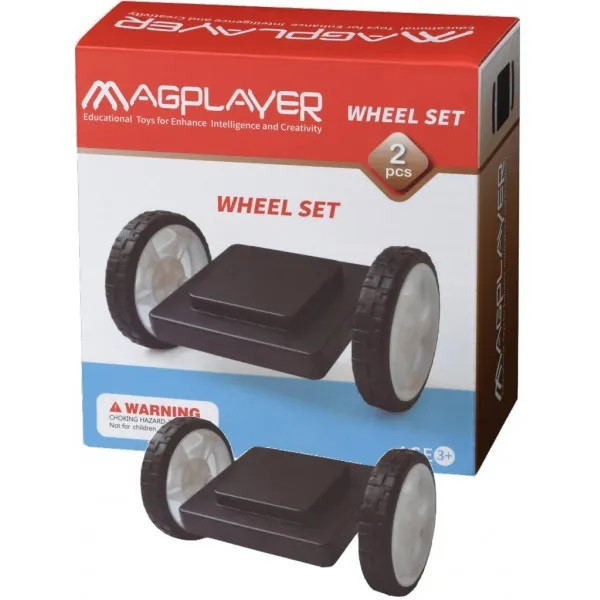 Конструктор Magplayer Платформа на колесах 2 ел. MPB-2
