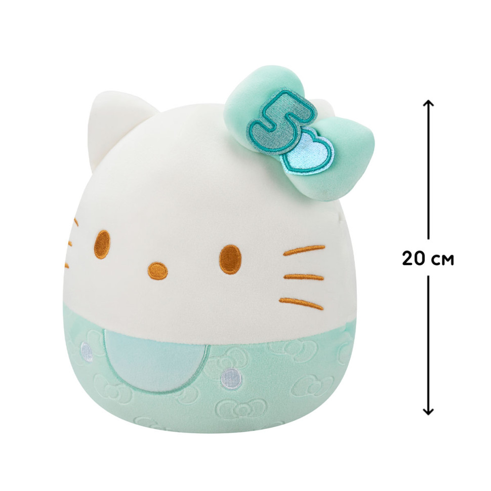 Мягкая игрушка Хеллоу Китти в изумрудном Squishmallows SQSN00498, 20 см
