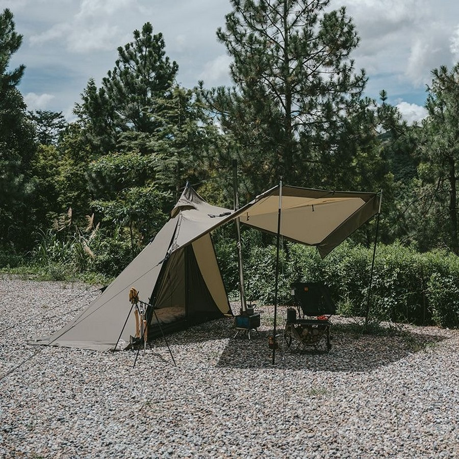 Намет з гострою верхівкою CNK2300ZP025 Naturehike 6976023922534 коричневий