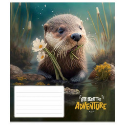 Тетрадь ученическая "Adventure" Школярик 018-3291L-3 в линию, 18 листов