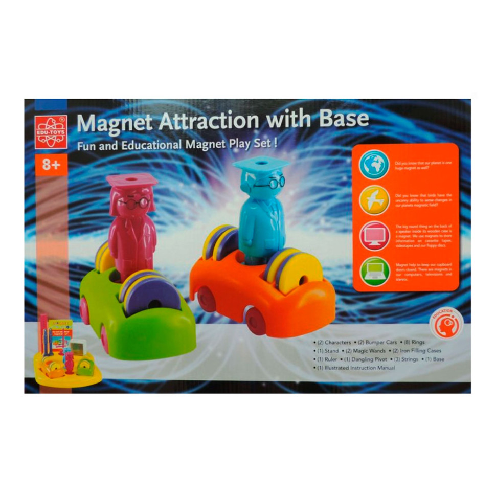Набор для исследований Edu-Toys MA052 Опыты с магнитами 