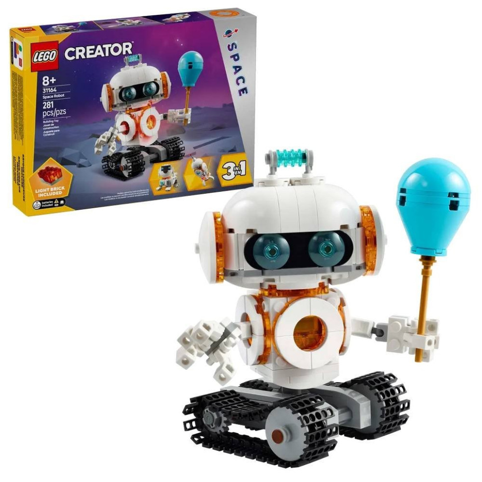 Конструктор дитячий Космічний робот LEGO 31164, 281 деталь