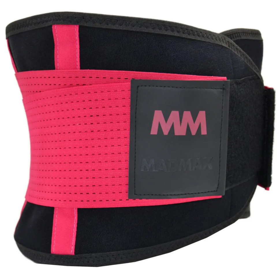 Пояс компрессионный Slimming belt MadMax MFA-277-RED_S Black/rubine red S