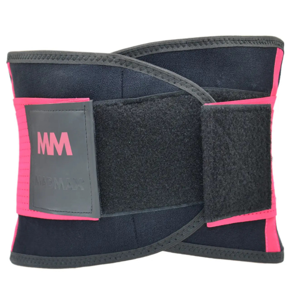 Пояс компрессионный Slimming belt MadMax MFA-277-RED_S Black/rubine red S