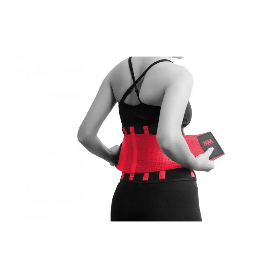 Пояс компрессионный Slimming belt MadMax MFA-277-RED_S Black/rubine red S