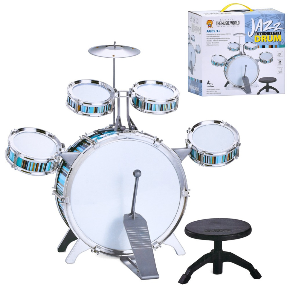 Детская игрушка Барабанная установка Bambi 2042T 5 барабанов