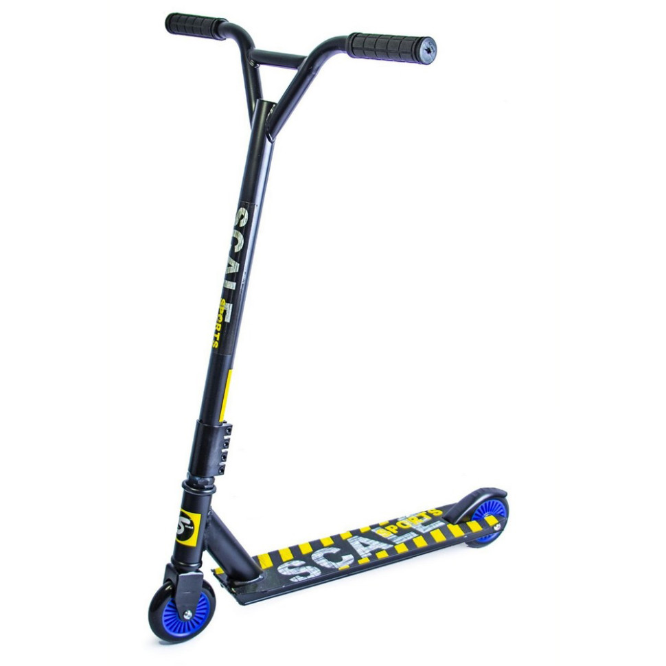 Трюковый самокат Tornado Scale Sports Tornado черный, до 80 кг