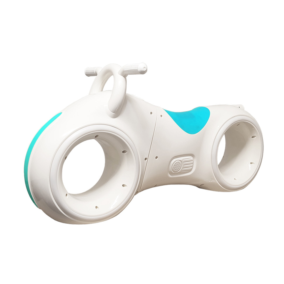Дитячий толокар Трон Космо-байк Bambi HD-K06(White-Green) Bluetooth Біло-Зелений
