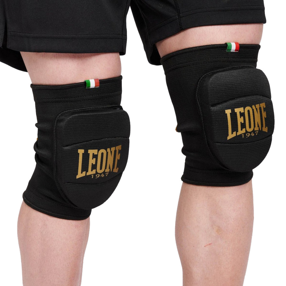 Наколінники спортивні PR342 Leone PR342_Black_S/M, Black (пара)