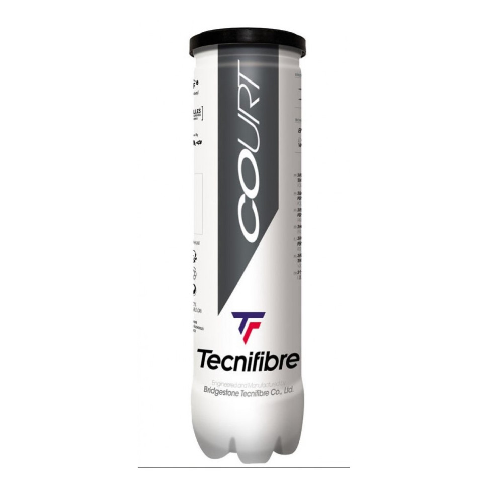 Мячи для тенниса Court 4 ball Tecnifibre Court 4 в тубусе