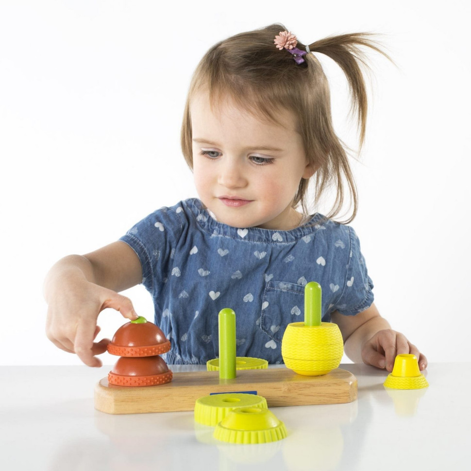 Пирамидка деревянная Manipulatives 
