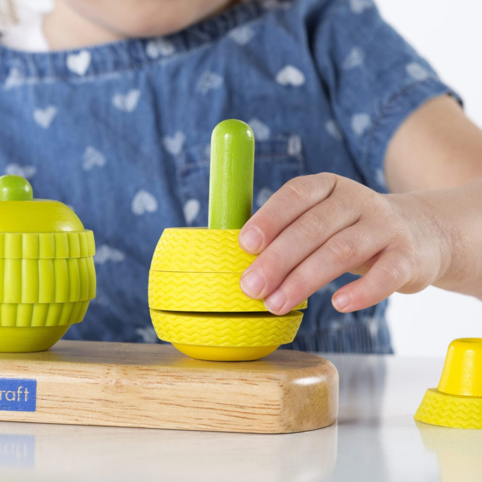 Пирамидка деревянная Manipulatives 