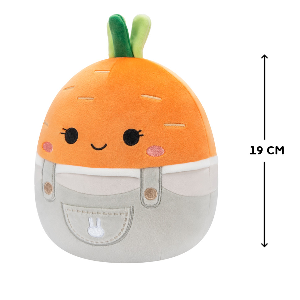 Мягкая игрушка Морковка Каролина Squishmallows SQER00945, 19 см