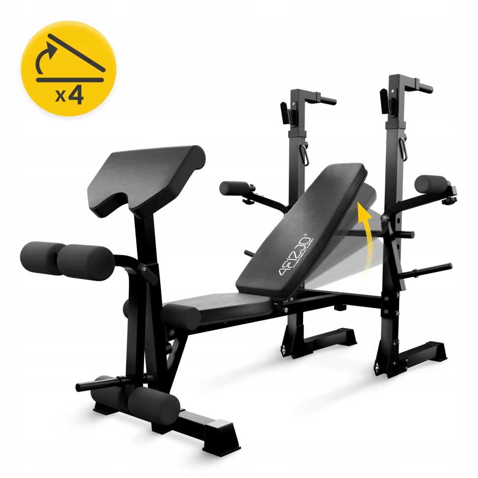 Скамья для жима Ultra 4FIZJO P-5905973404228 черная