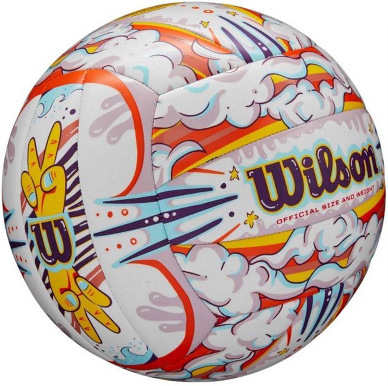 Мяч волейбольный GRAFFITI PEACE VB Wilson WV4006901XBOF № 5