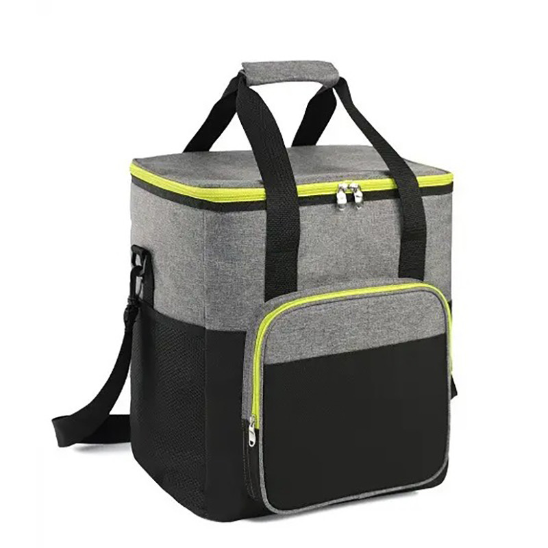 Сумка-холодильник TE-334S Time Eco 6215028111582BGREY 35 л, сіра з чорним