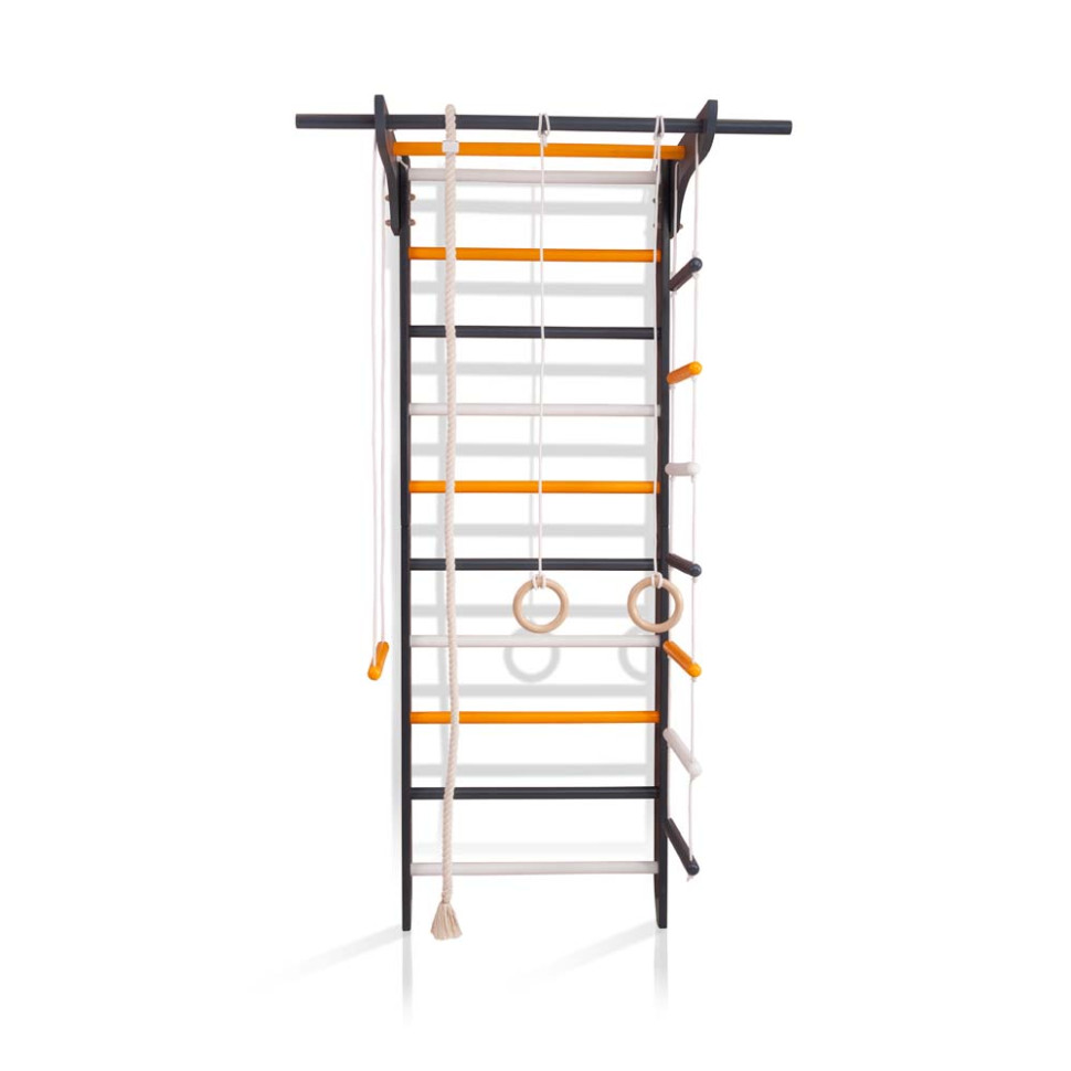 Спортивний куточок SportBaby 8-Lux 1-240 з канатом, кільцями та трапецією
