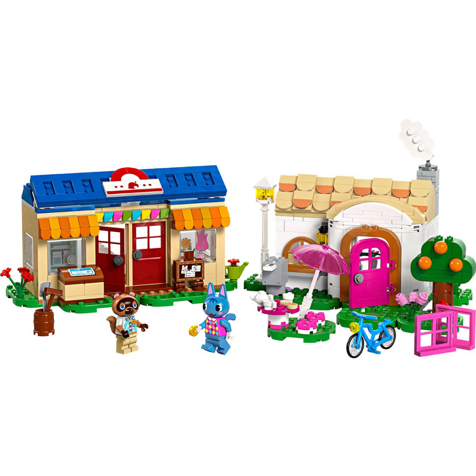 Конструктор Lego Animal Crossing Ятка «Nook's Cranny» и дом Rosie 77050, 535 деталей