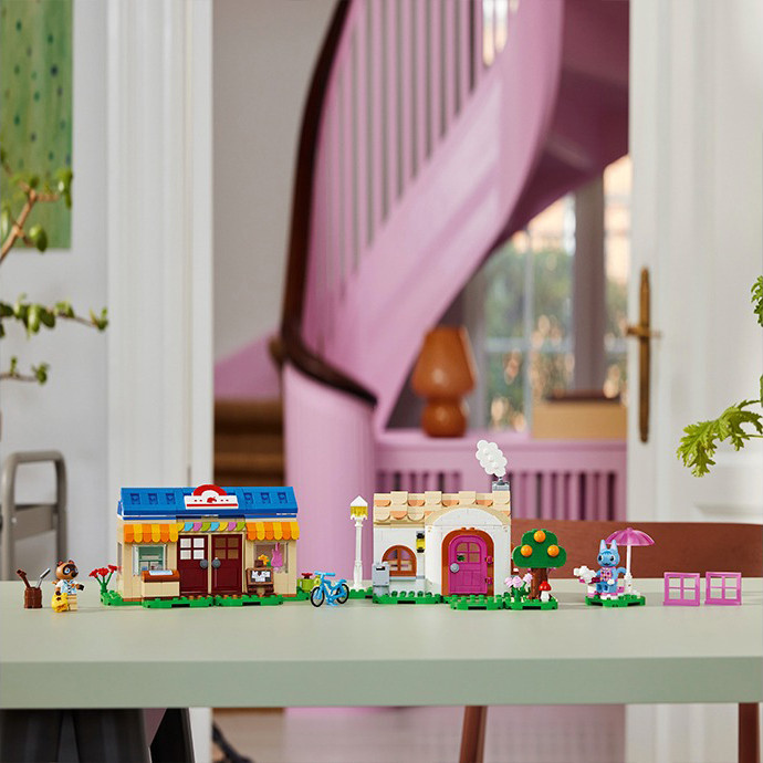 Конструктор Lego Animal Crossing Ятка «Nook's Cranny» и дом Rosie 77050, 535 деталей