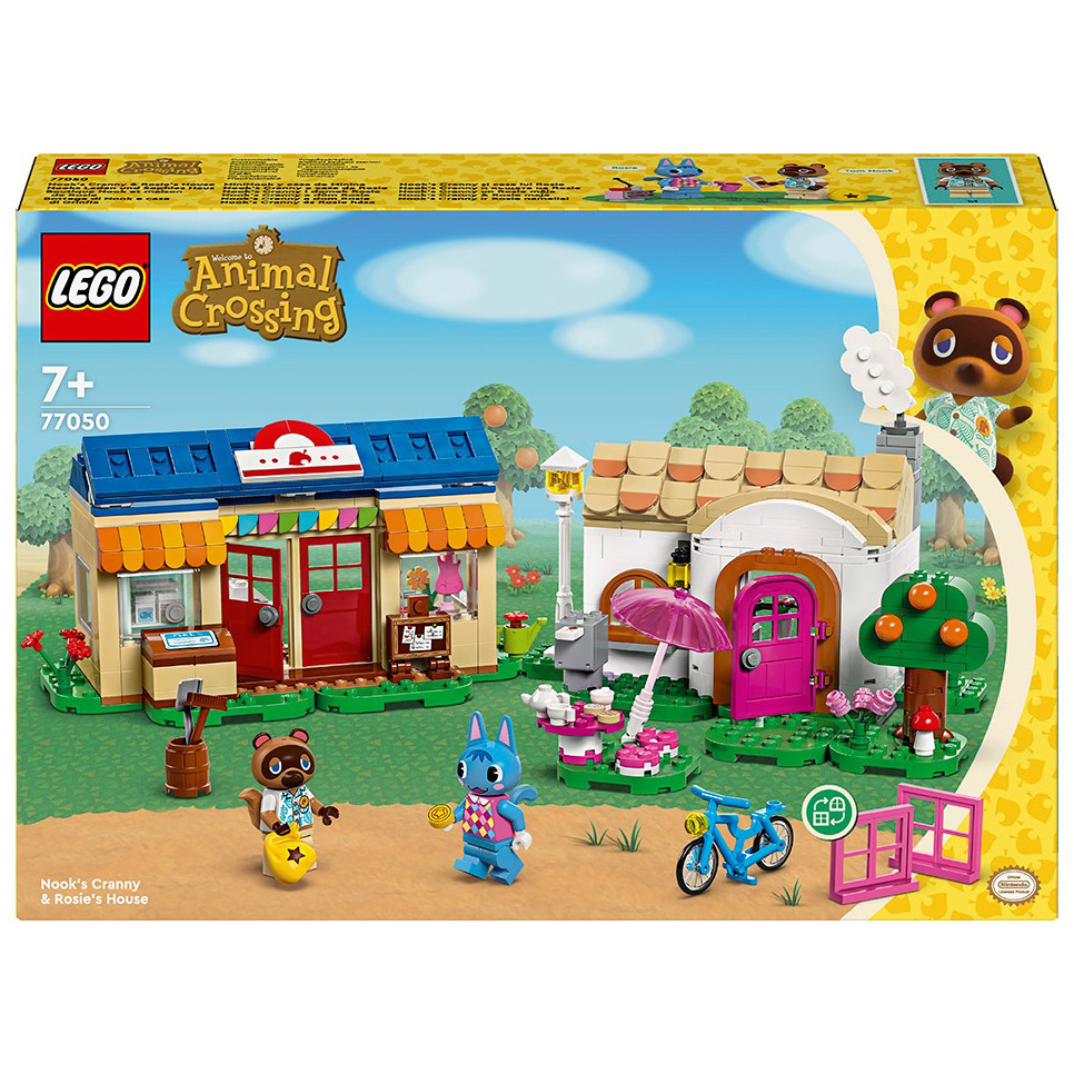 Конструктор Lego Animal Crossing Ятка «Nook's Cranny» и дом Rosie 77050, 535 деталей