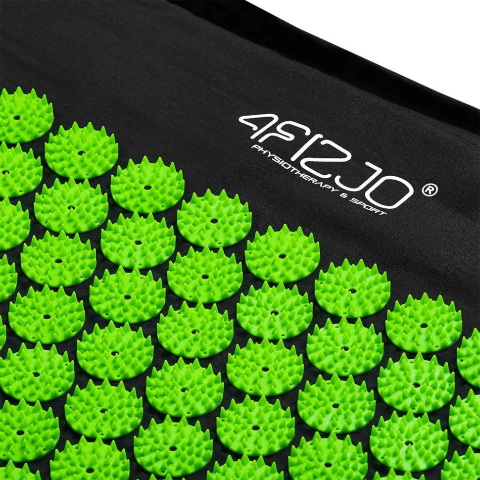 Килимок акупунктурний Classic Mat Аплікатор Кузнєцова 4FIZJO 4FJ0040 Black/Green