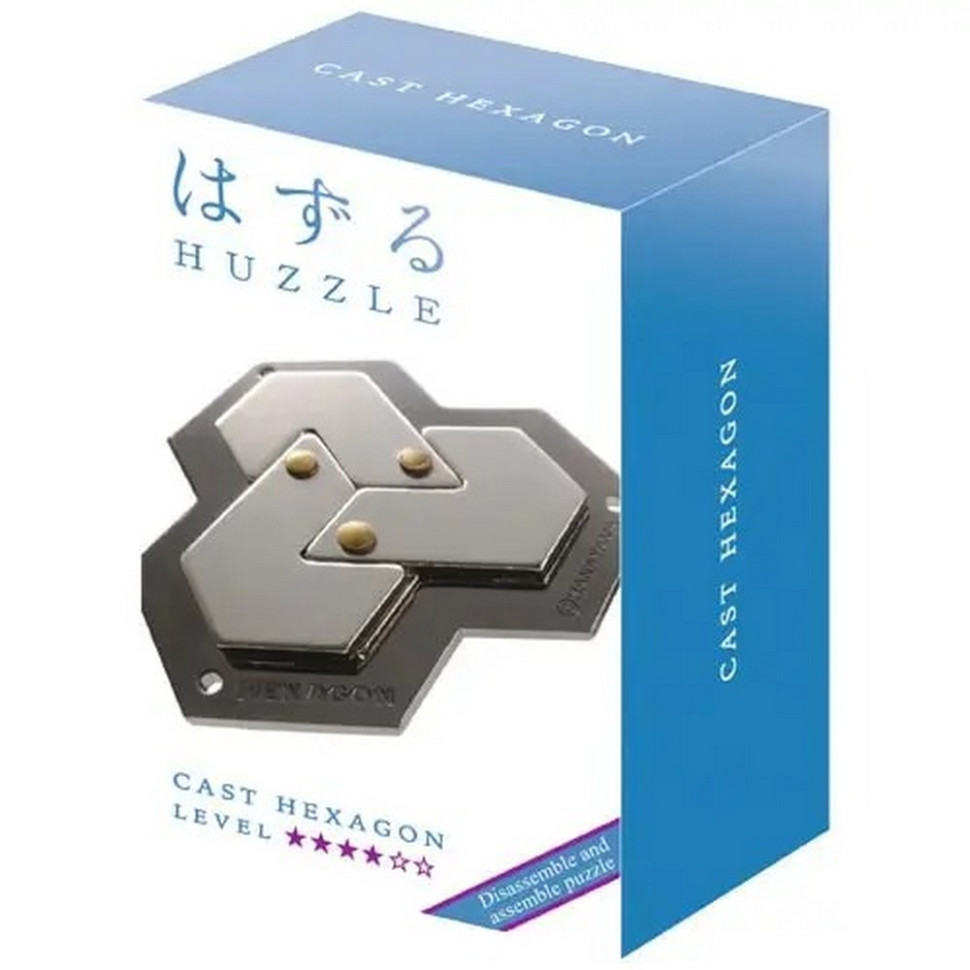 Головоломка з металу 4* Hexagon Cast Puzzle 473742