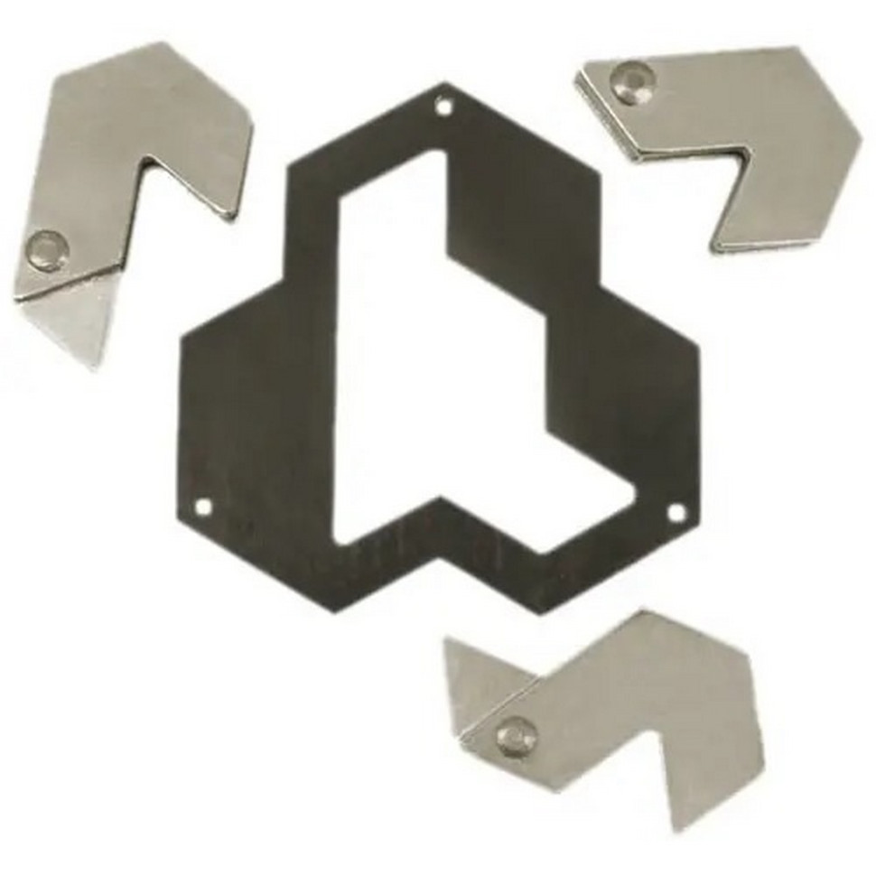 Головоломка з металу 4* Hexagon Cast Puzzle 473742