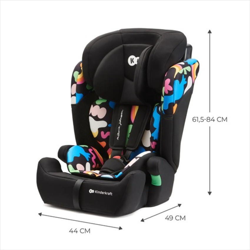 Автокрісло дитяче Comfort Up Happy Shapes Kinderkraft KCCOUP02HAP0000 i-Size 