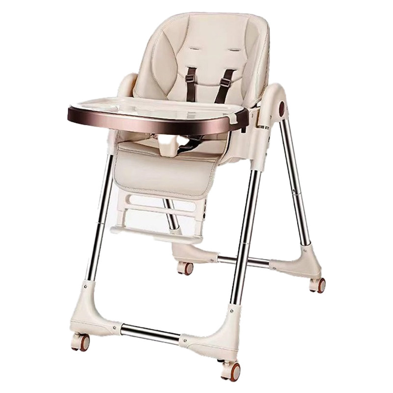 Дитячий стільчик-шезлонг для годування Bambi IBS-330-1 Бежевий 2в1