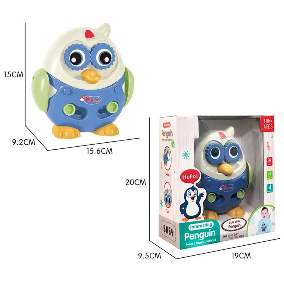 Музыкальная игрушка Пингвин Jie Star 25875E на батарейках