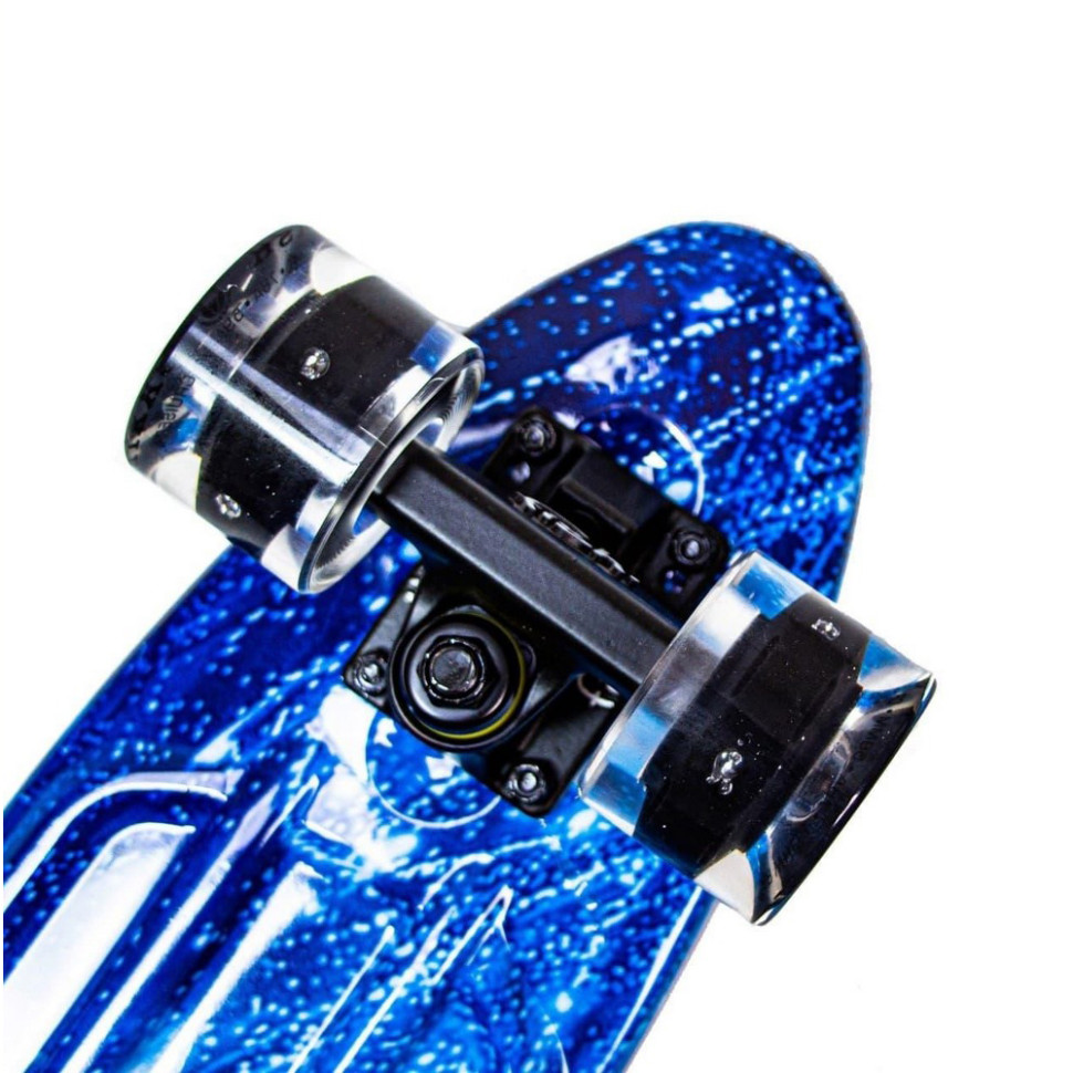 Скейт Penny Board Spice Fish 1343176866 колеса со светом 85 кг