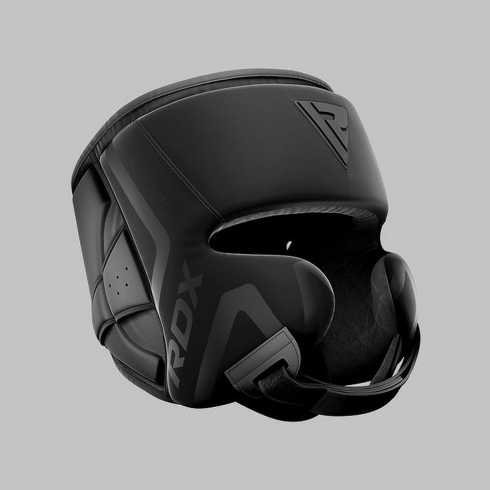 Боксерский шлем T15 Noir Cheek Protector Matte RDX Inc Limited HGR-T15MB-L, Black, L (капа в комплекте)