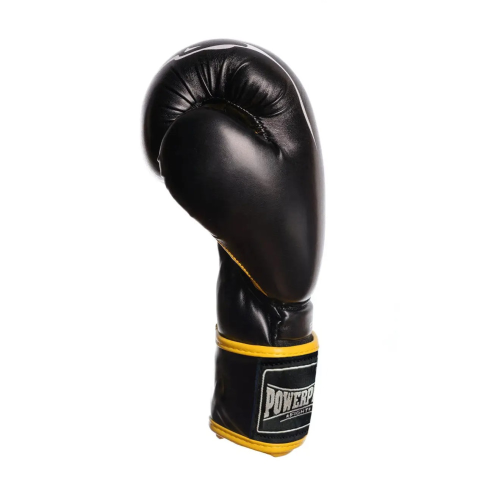 Боксерские перчатки Jagua PowerPlay PP_3018_16oz_Black/Yellow, Черно-Желтые 16 унций