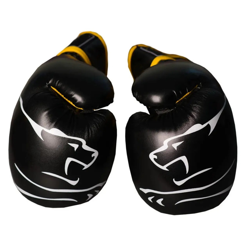 Боксерские перчатки Jagua PowerPlay PP_3018_16oz_Black/Yellow, Черно-Желтые 16 унций
