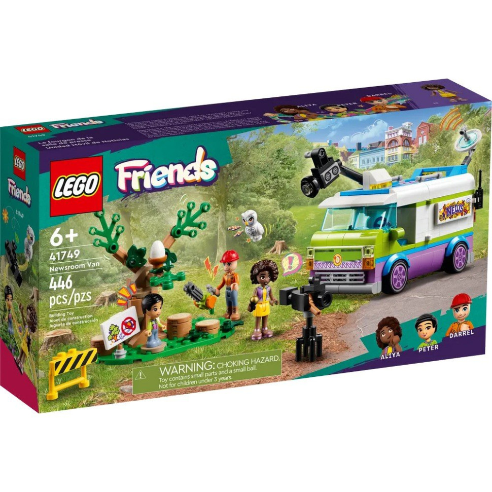 Конструктор Фургон новостной редакции LEGO 41749, 446 деталей