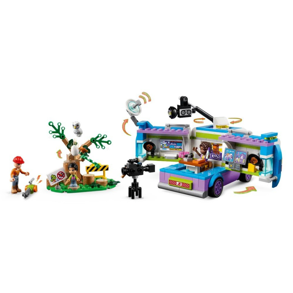 Конструктор Фургон новостной редакции LEGO 41749, 446 деталей