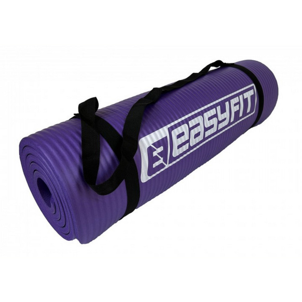 Килимок для фітнесу та йоги EasyFit EF-1919-V, NBR 10 мм, Фіолетовий