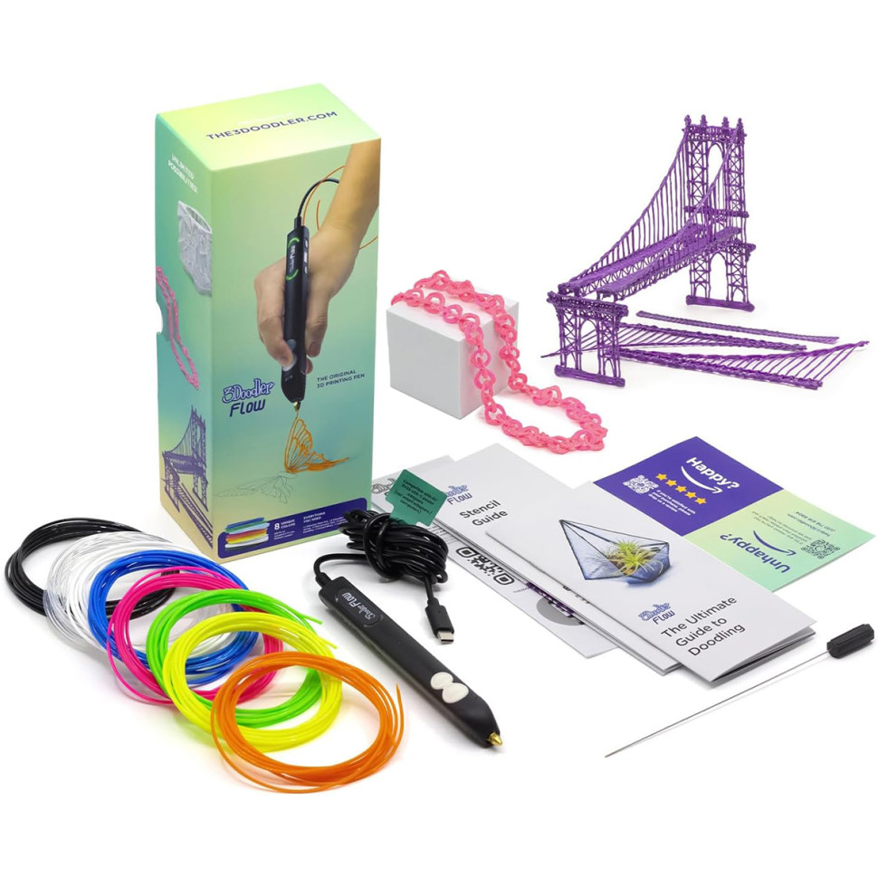 3D-ручка для професійного використання 3Doodler Create FLOW-INTL Синя