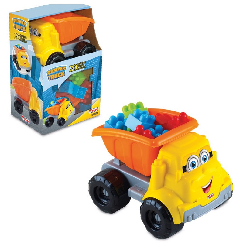 Детский грузовик с конструктором Dede 03488DD