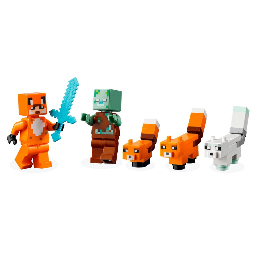 Конструктор LEGO Minecraft Лисья хижина 21178