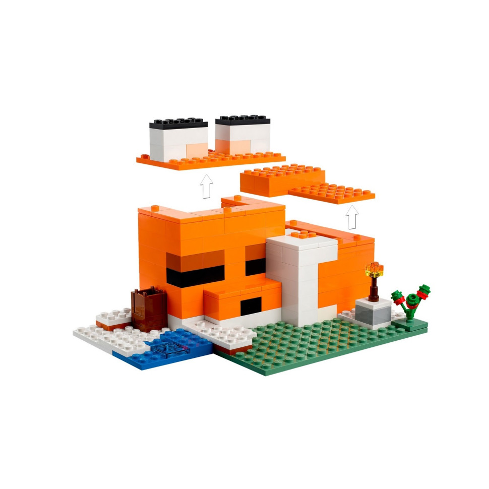 Конструктор LEGO Minecraft Лисья хижина 21178