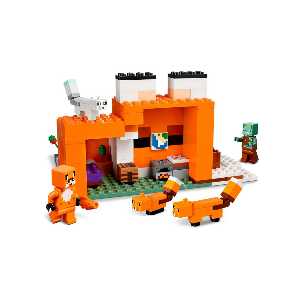 Конструктор LEGO Minecraft Лисья хижина 21178