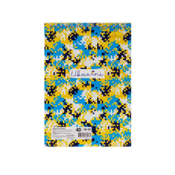 Блокнот А5 "Патриотический" Апельсин АП-1905-5, 40 листов, пружина сверху