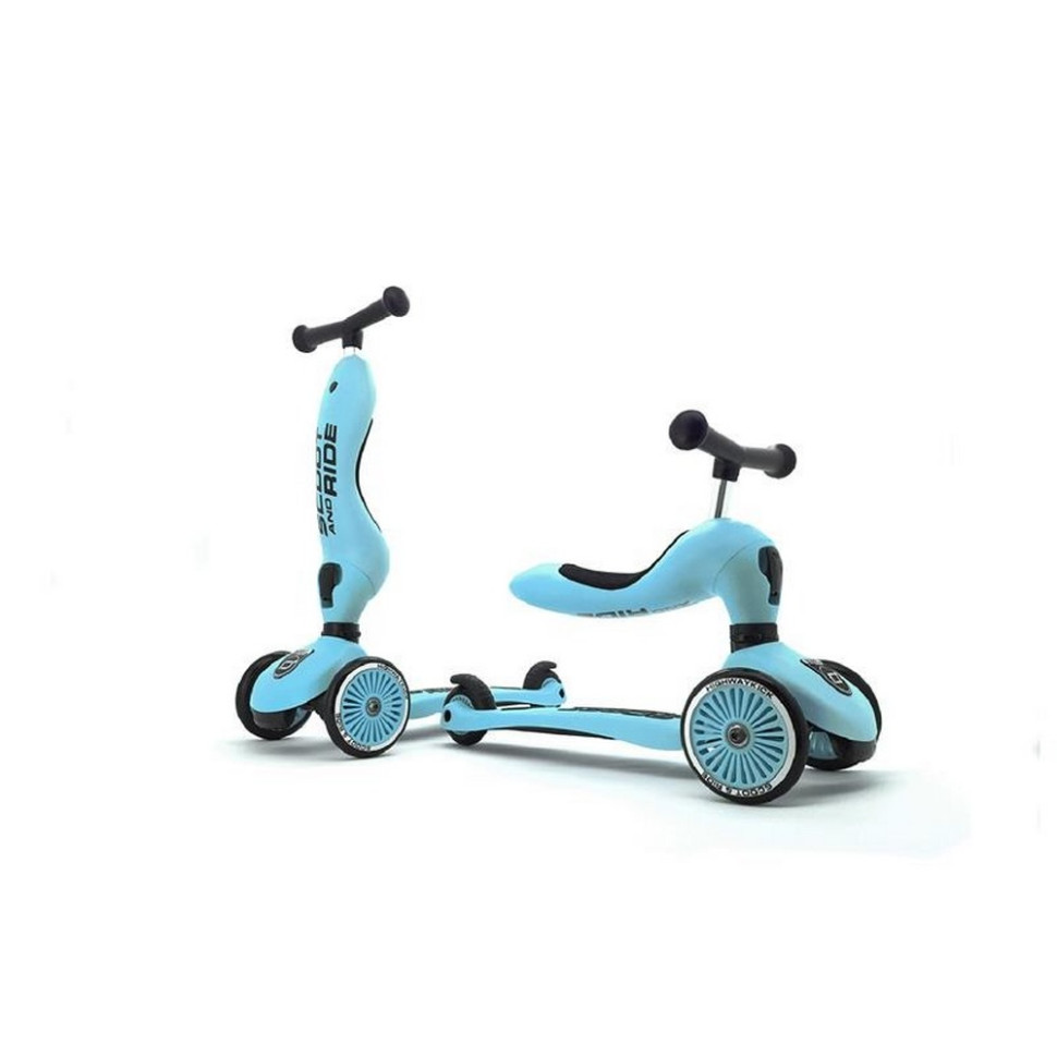 Самокат трансформер Highwaykick-1 Scoot and Ride SR-160629-BLUEBERRY, голубика