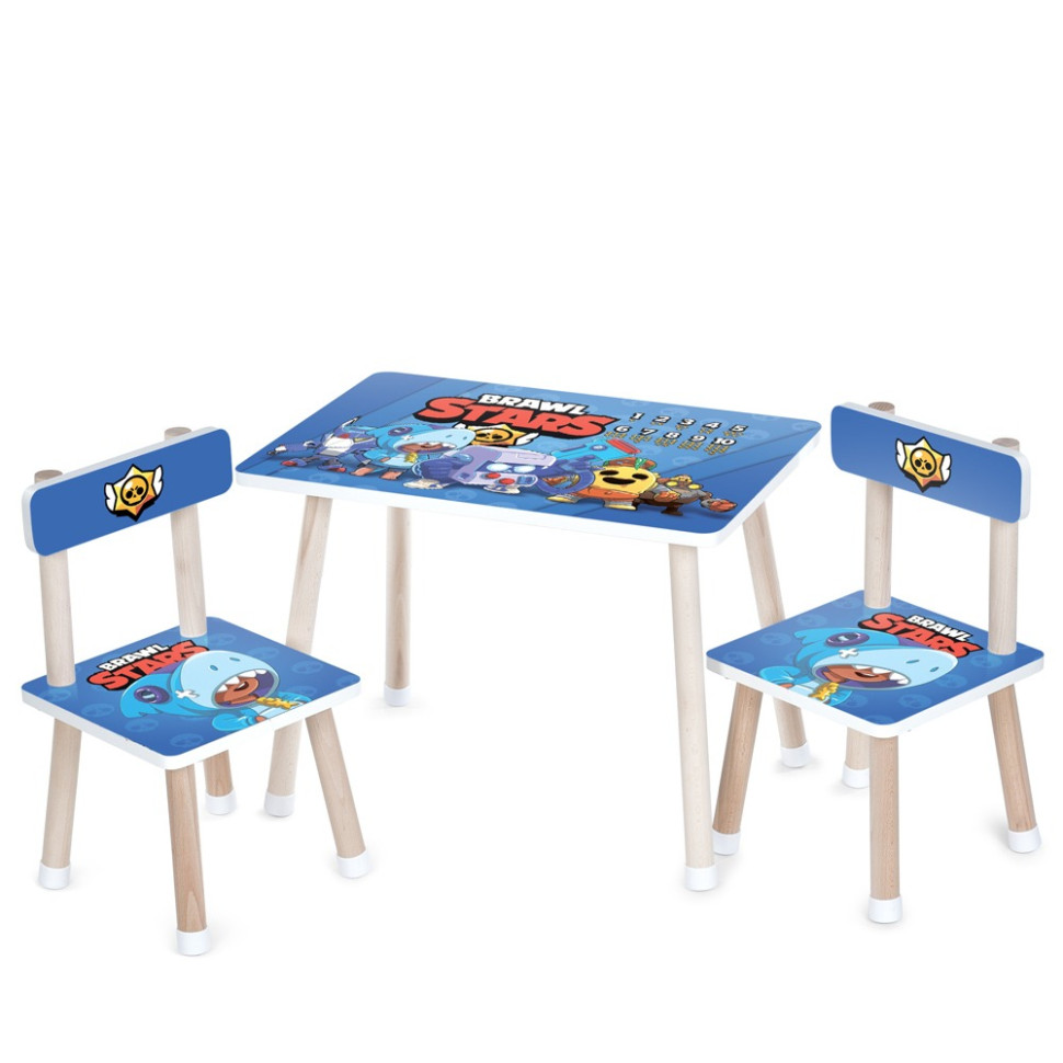 Дитячий столик Bambi M 501-24 стільниця 60 х 40 см, 2 стільчики