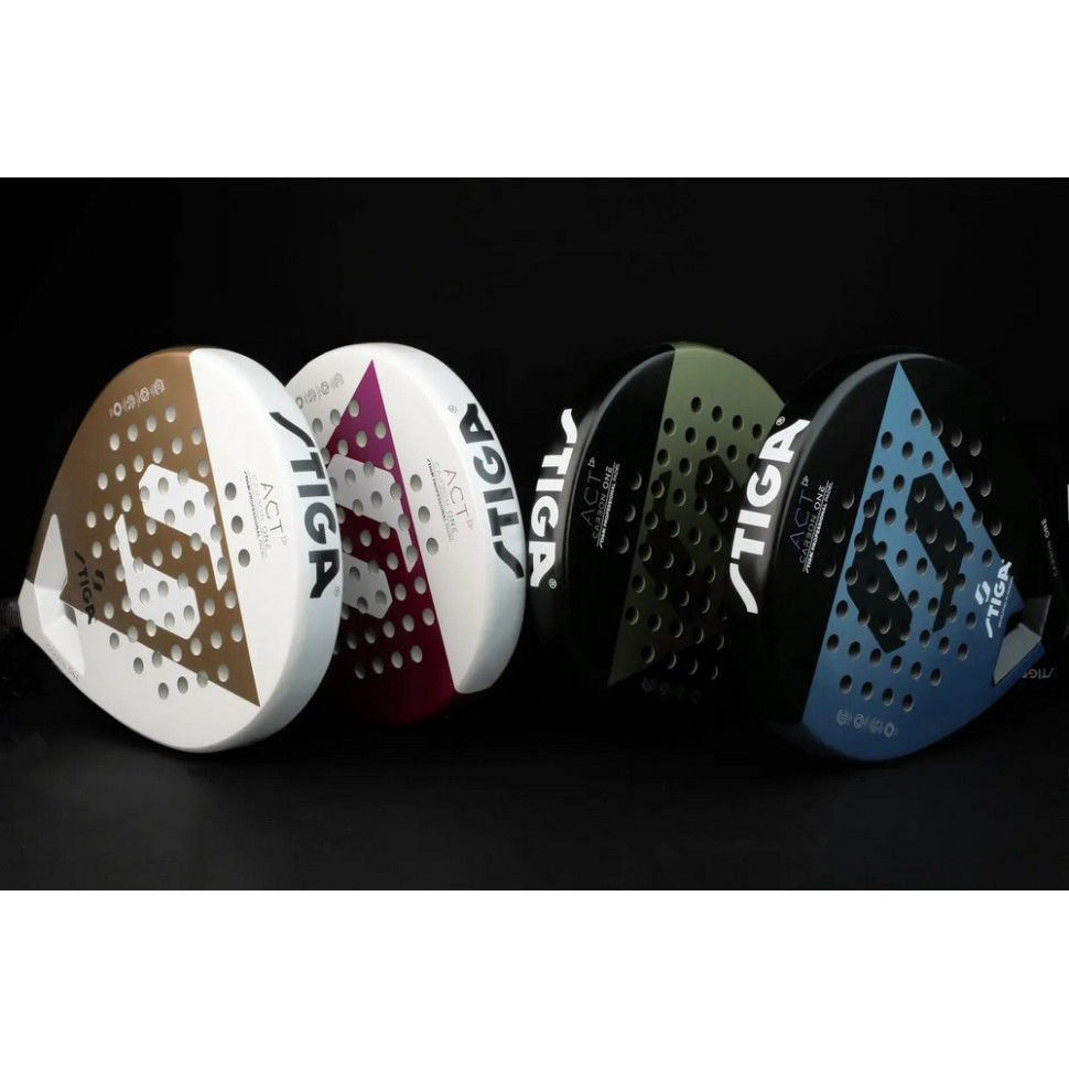 Ракетка для падел тенниса Racket ACT Stiga 931517 Black/Blue